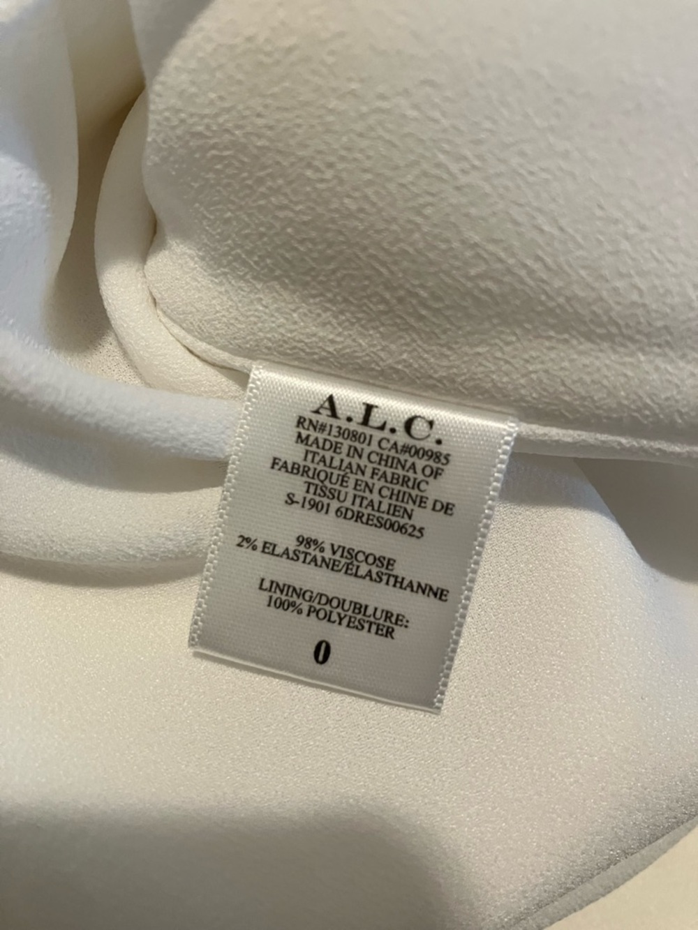A.L.C. NWOT Robbins White Flared Sleeve Midi Dress Size 0 XS - Picture 10 of 11